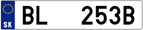 Truck License Plate